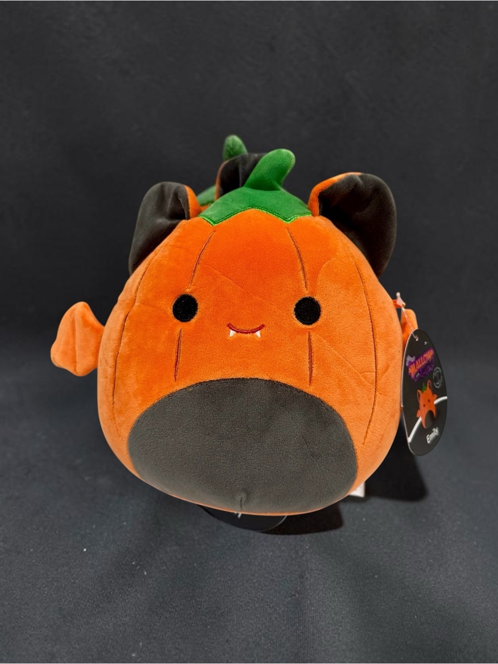 Squishmallows Emily Pumpkin Bat Mallow Mash 2026 Select Series Black Tag 🎃🦇